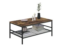 Couchtisch carvalho goldkraft/preto 106x60x45.5 fyrk