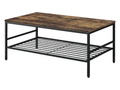 Couchtisch carvalho goldkraft/preto 106x60x45.5 fyrk