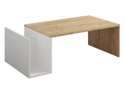 Couchtisch carvalho goldkraft/branco 100x50x32.9 avento