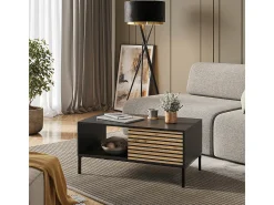 Couchtisch carvalho goldkraft/antracite 90x50x45 eliza