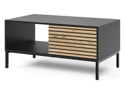 Couchtisch carvalho goldkraft/antracite 90x50x45 eliza