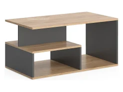 Couchtisch carvalho goldkraft/antracite 90x49.4x43.8 hasso