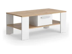 Couchtisch carvalho goldkraft/branco 89.8x46.4x35.8 wilmut