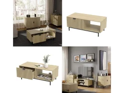 Couchtisch carvalho 110x50x45 lennox