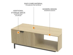 Couchtisch carvalho 110x50x45 lennox