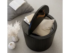 Couchtisch carvalho/preto 38x38x32 tavilo