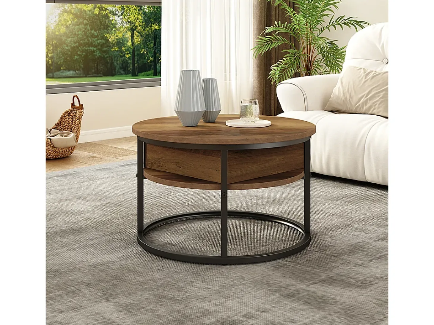 Couchtisch madeira 57x57x47.5 marlo