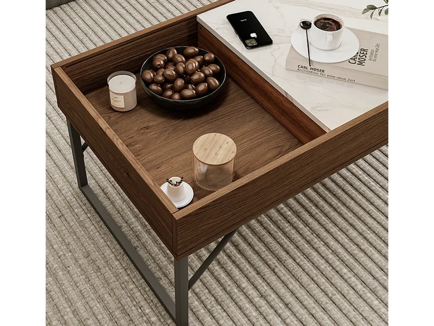 Couchtisch noz 105x50x40 lunero