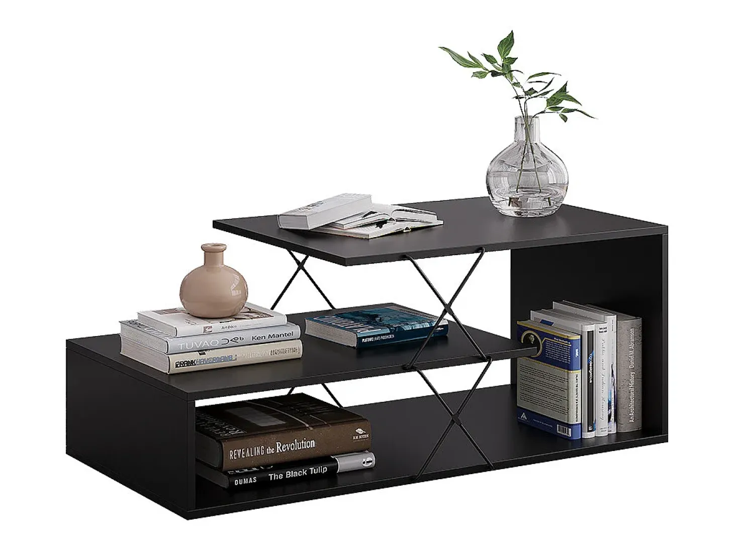 Couchtisch preto 100x50x40.5 nario
