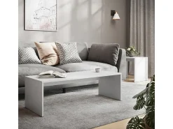 Couchtisch-Set branco 100x48x40.4 donat