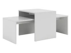 Couchtisch-Set branco 100x48x40.4 donat