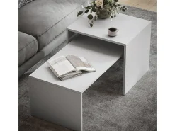 Couchtisch-Set branco 100x48x40.4 donat