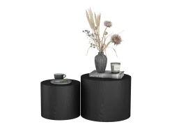 Couchtisch-Set preto 48x48x38 giva