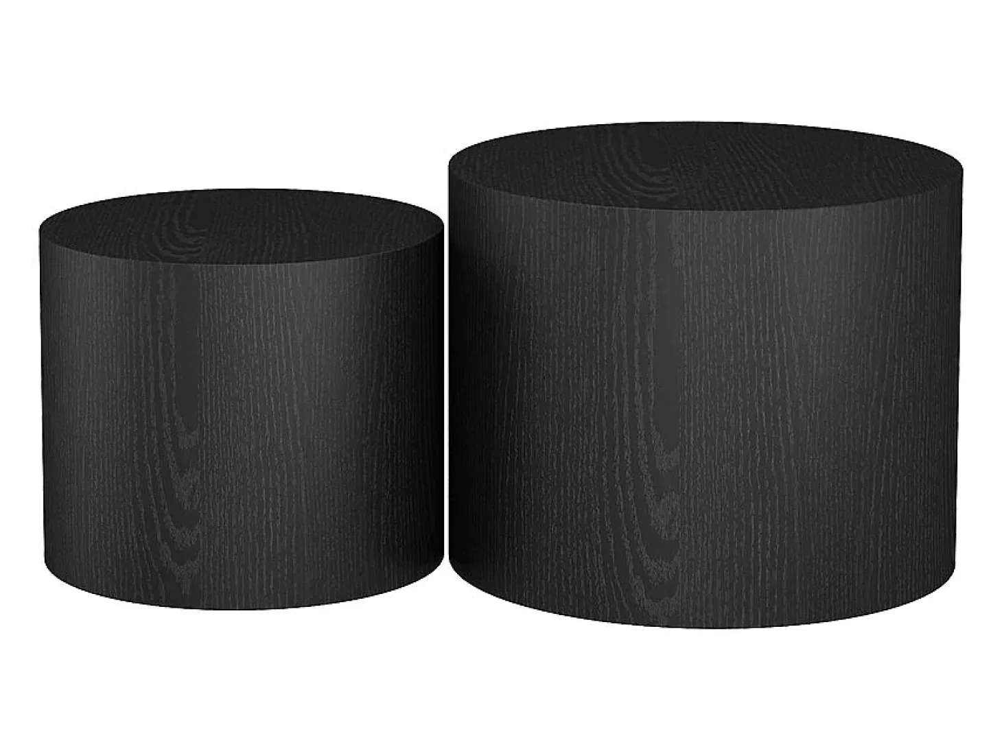 Couchtisch-Set preto 48x48x38 giva