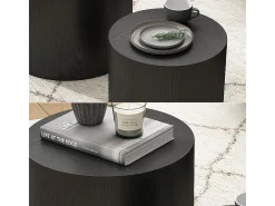 Couchtisch-Set preto 48x48x38 giva