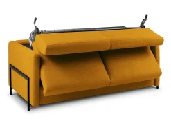CXL by Christian Lacroix - Sofá-cama "Yanis" 2 lugares em tecido estrutural dourado - 182x102x80cm