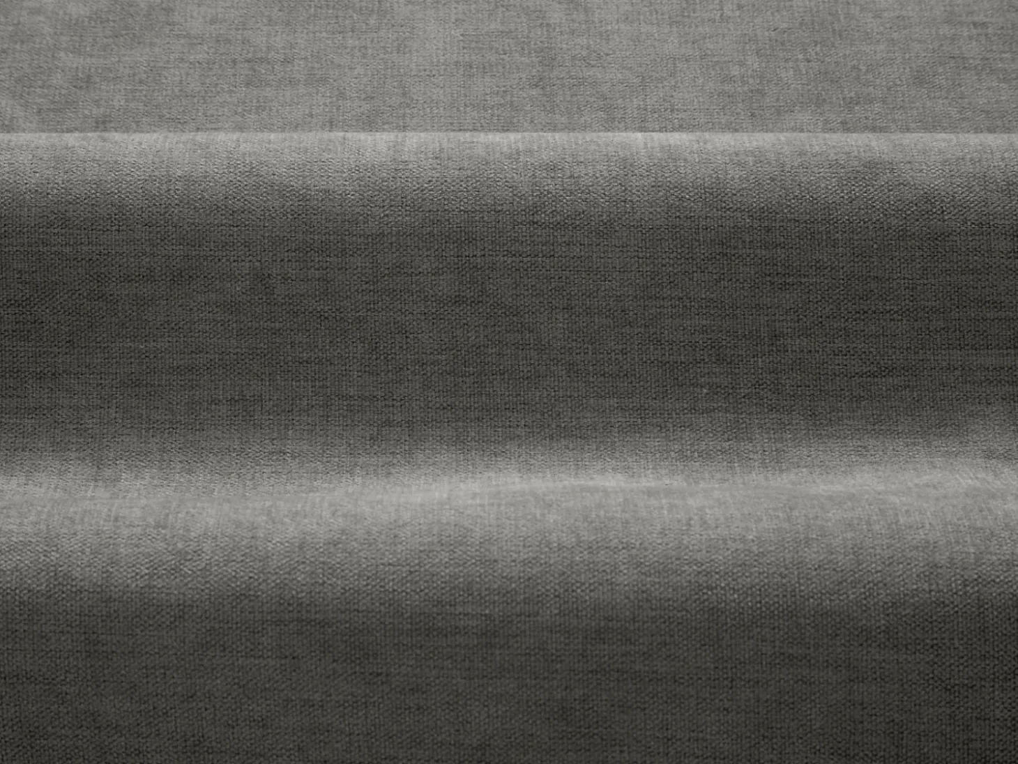 CXL by Christian Lacroix - Sofá modular "Maurie" 4 lugares em tecido chenille cinza escuro - 264x107x90cm