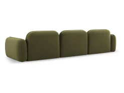 CXL by Christian Lacroix - Sofá modular "Lucien" 4 lugares em veludo verde claro - 320x90x70cm