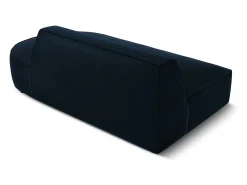 CXL by Christian Lacroix - Sofá modular direito "Charles" 2 lugares em veludo azul escuro - 181x93x69cm