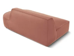 CXL by Christian Lacroix - Sofá modular direito "Charles" 2 lugares em veludo rosa - 181x93x69cm
