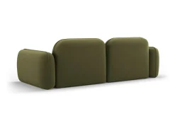 CXL by Christian Lacroix - Sofá modular "Lucien" 3 lugares em veludo verde claro - 230x90x70cm