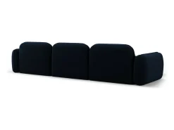 CXL by Christian Lacroix - Sofá modular de canto esquerdo "Lucien" 4 lugares em veludo azul real - 320x165x70cm