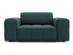 CXL by Christian Lacroix - Poltrona "Luc" em veludo petróleo - 124x102x70cm