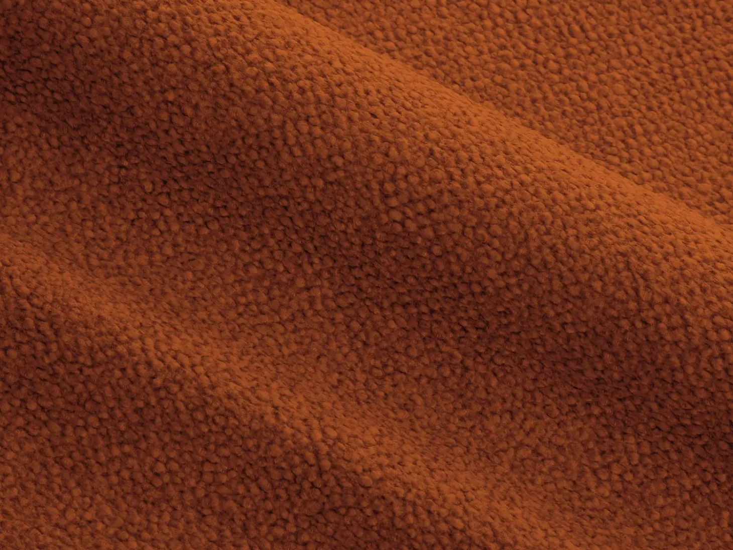 CXL by Christian Lacroix - Sofá modular de canto direito "Lucien" 3 lugares em veludo terracota - 230x165x70cm