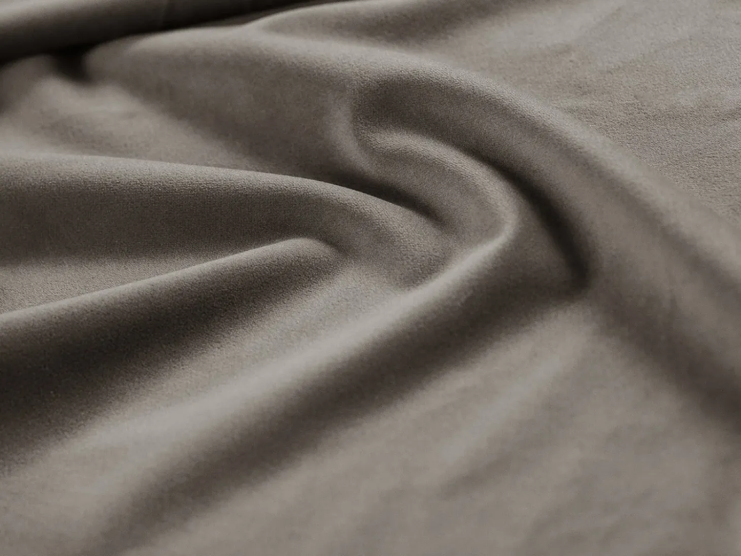 CXL by Christian Lacroix - Sofá modular "Maurie" 4 lugares em veludo concreto - 264x107x90cm