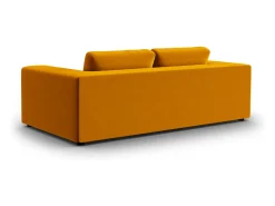 CXL by Christian Lacroix - Sofá "Tendance" 3 lugares em veludo dourado - 220x122x72cm