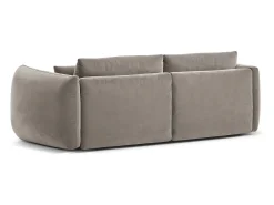 CXL by Christian Lacroix - Sofá modular "Maurie" 3 lugares em veludo concreto - 224x107x90cm