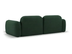 CXL by Christian Lacroix - Sofá modular de canto direito "Lucien" 3 lugares em veludo verde - 230x165x70cm