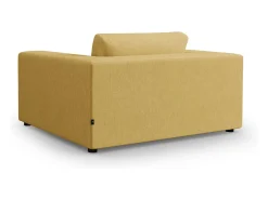 CXL by Christian Lacroix - Sofá "Tendance" 1,5 lugares em tecido estrutural amarelo - 156x122x72cm