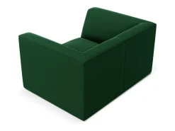 CXL by Christian Lacroix - Poltrona "Charles" em veludo verde - 120x92x69cm