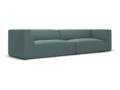 CXL by Christian Lacroix - Sofá "Charles" 4 lugares em veludo hortelã - 302x93x69cm