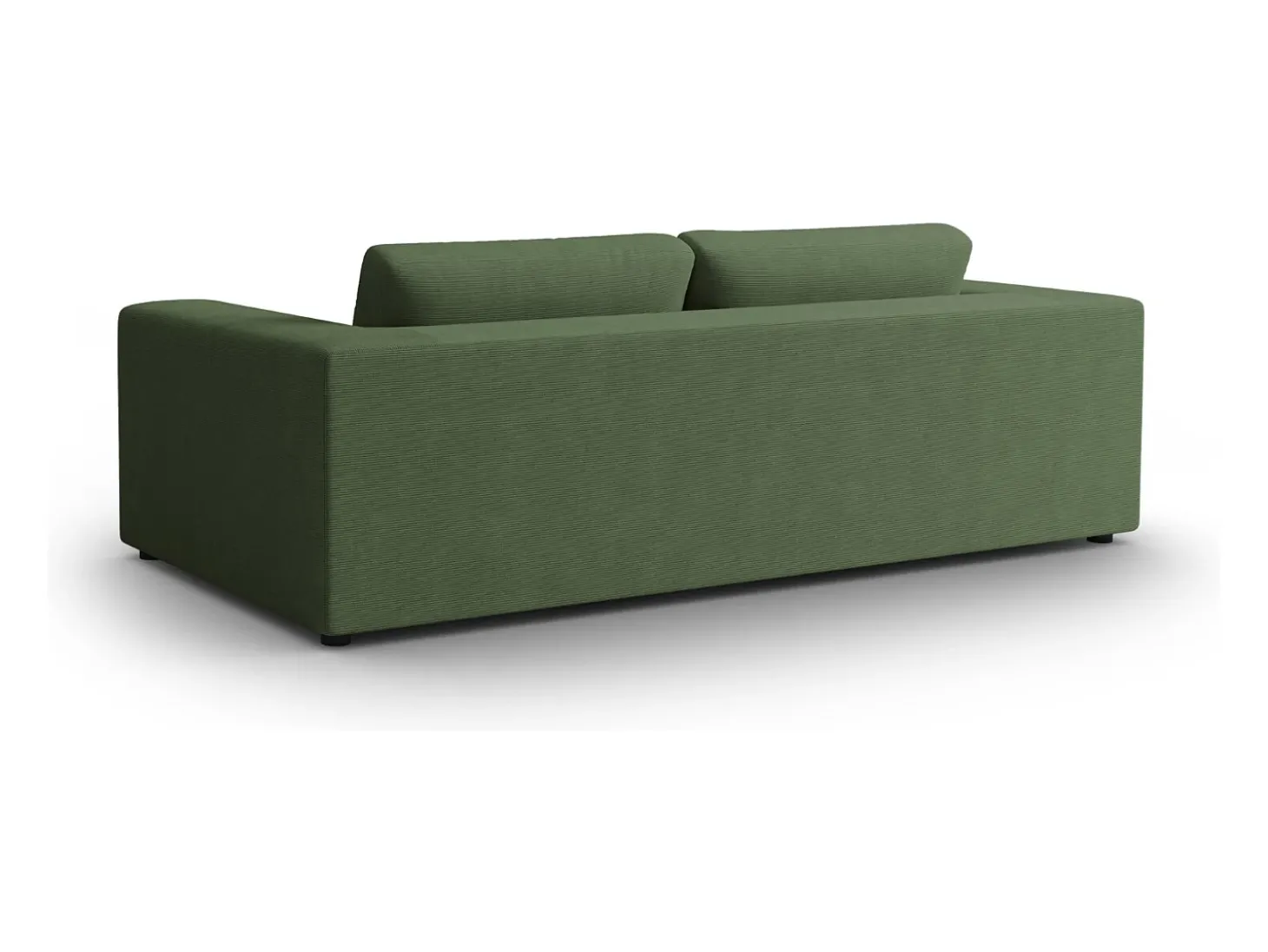 CXL by Christian Lacroix - Sofá "Tendance" 4 lugares em veludo cotelê verde - 262x122x72cm