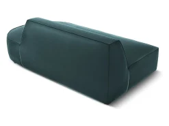 CXL by Christian Lacroix - Sofá modular direito "Charles" 2 lugares em veludo azul - 181x93x69cm