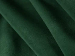 CXL by Christian Lacroix - Sofá de canto direito "Charles" 3 lugares em veludo verde - 186x180x69cm