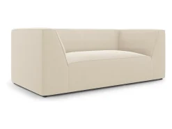 CXL by Christian Lacroix - Sofá "Charles" 2 lugares em veludo bege - 174x92x69cm