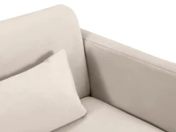 CXL by Christian Lacroix - Sofá-cama "Yanis" 2 lugares em veludo bege - 182x102x80cm