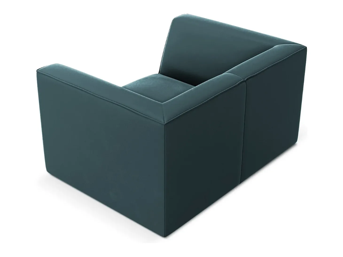 CXL by Christian Lacroix - Poltrona "Charles" em veludo azul - 120x92x69cm