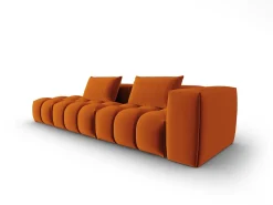 CXL by Christian Lacroix - Sofá modular virado para a esquerda "Lorella" 3 lugares em veludo terracota - 265x85x70cm