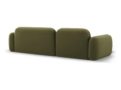 CXL by Christian Lacroix - Sofá modular de canto esquerdo "Lucien" 4 lugares em veludo verde claro - 275x165x70cm