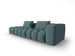 CXL by Christian Lacroix - Sofá modular virado para a esquerda "Lorella" 3 lugares em tecido estrutural azul claro - 265x85x70cm