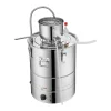 Destilador de Álcool SucceBuy Destilador de Água sem Gás e Álcool de 34 L com Barril Thumper e Bomba de Água
