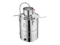 Destilador de Álcool SucceBuy Destilador de Água sem Gás e Álcool de 34 L com Barril Thumper e Bomba de Água