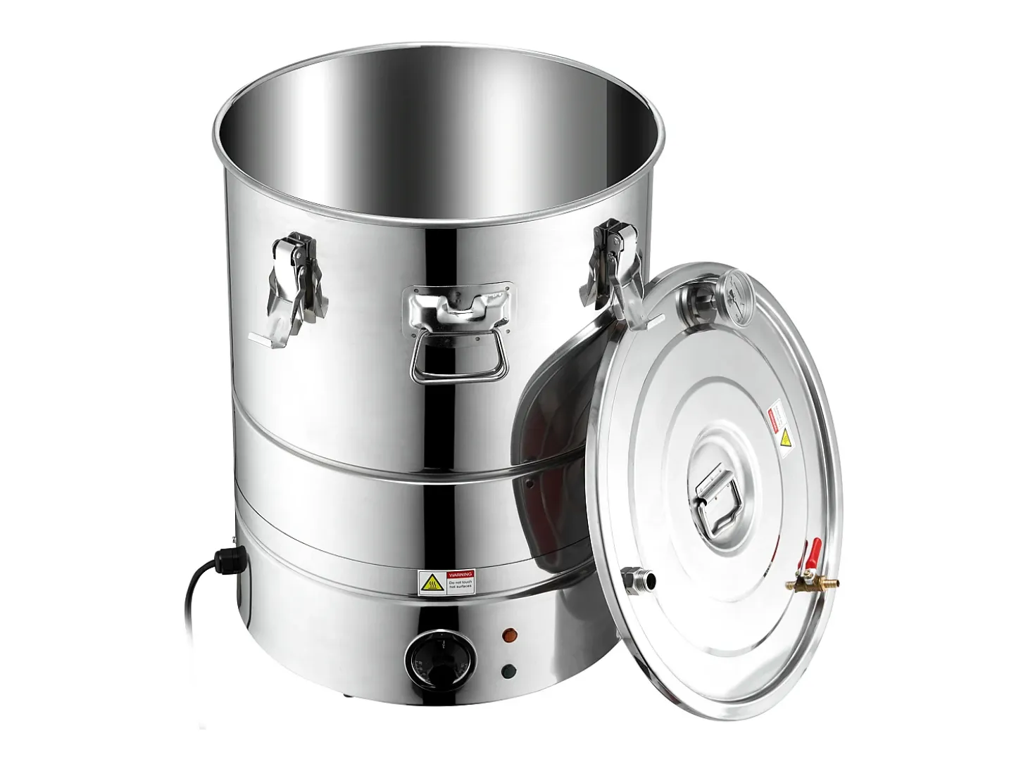Destilador de Álcool SucceBuy Destilador de Água sem Gás e Álcool de 34 L com Barril Thumper e Bomba de Água