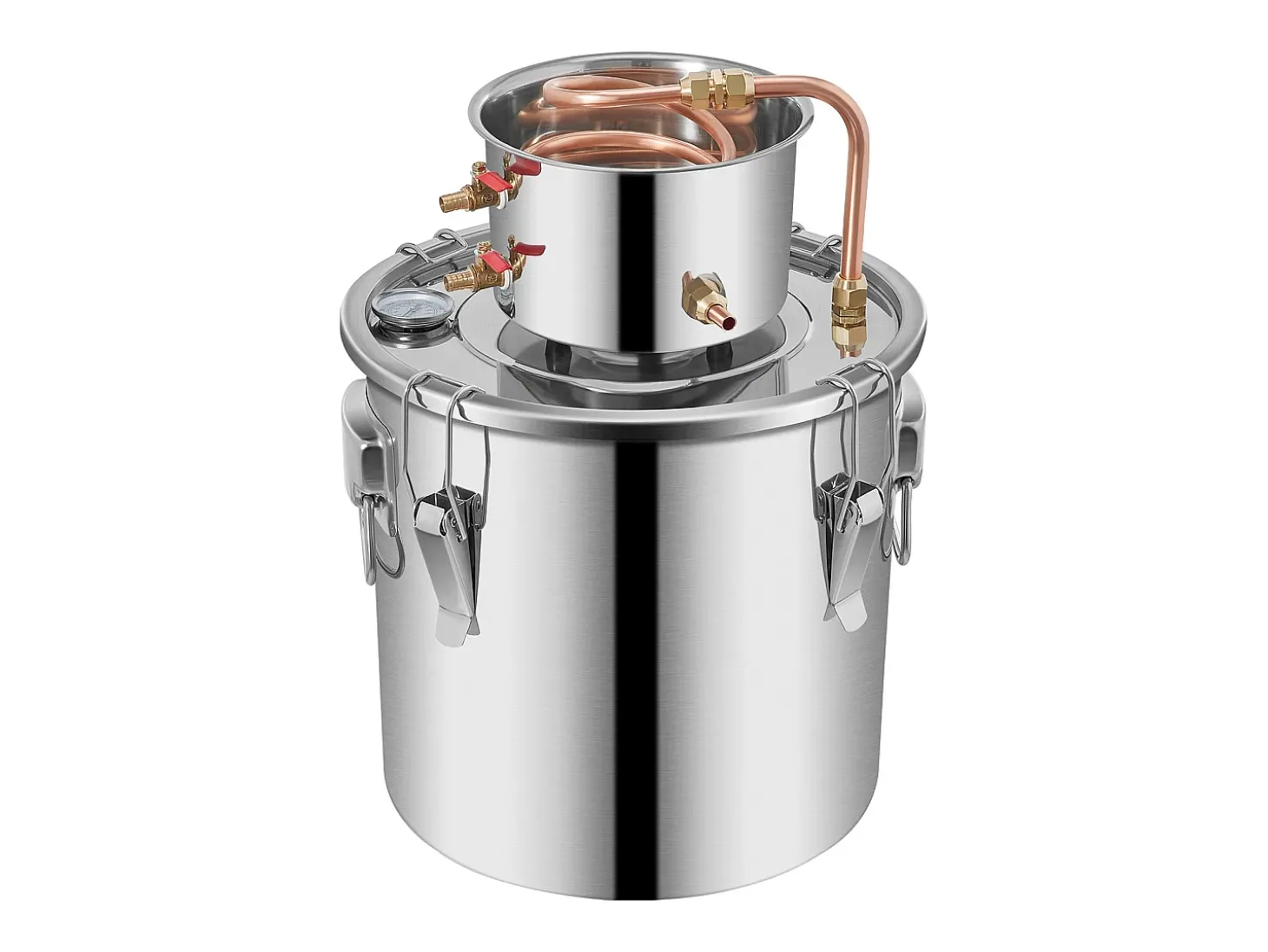 Destilador de Álcool SucceBuy, 36 L, Fabricação de Whisky, Bomba de Água, para Organizar Reuniões Familiares e Festividades Festivas