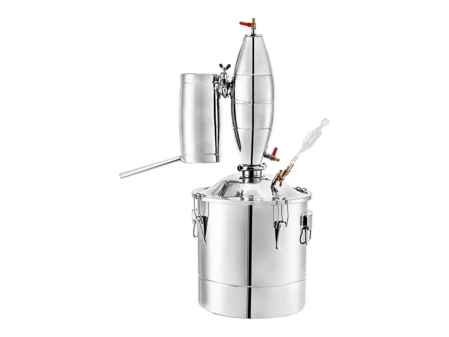 Destilador de Álcool SucceBuy 70L, Alambique Moonshine, Caldeira de Vinho para uso Doméstico