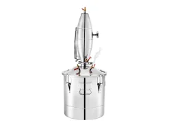 Destilador de Álcool SucceBuy Alambique 30 L Inox Kit de Fabricação Caseira, Destilador de Moonshine em Aço Inoxidável, Kit de Cerveja Artesanal Caseira